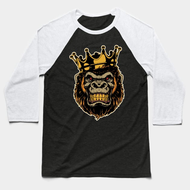 Great Ape Baseball T-Shirt by Civron